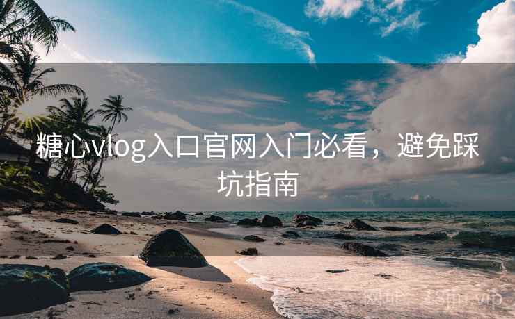 糖心vlog入口官网入门必看，避免踩坑指南